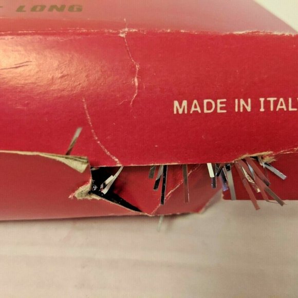 Silver Christmas Garland Vintage Mid Century Modern - Picture 3 of 4